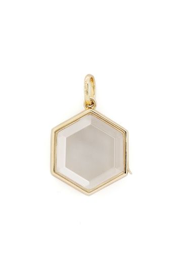 Loquet Collana Hexagon con pendente in oro gialli 14kt