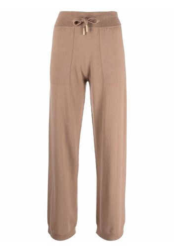 Lorena Antoniazzi cashmere straight-leg trousers - Marrone