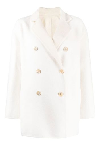 Lorena Antoniazzi Cappotto doppiopetto - Bianco