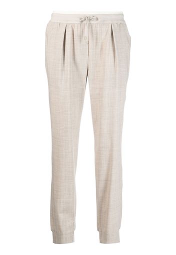 Lorena Antoniazzi virgin wool-blend track pants - Toni neutri