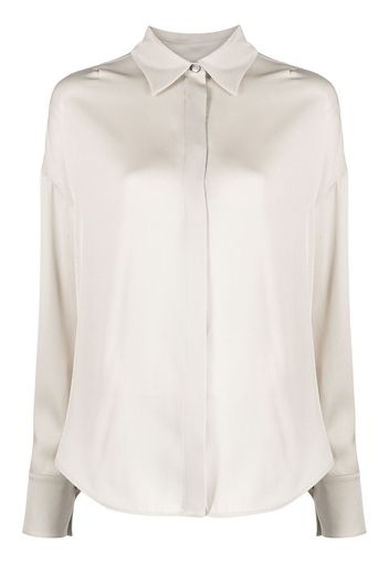 Lorena Antoniazzi spread-collar long-sleeved shirt - Toni neutri