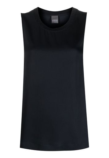 Lorena Antoniazzi cotton-blend tank top - Blu