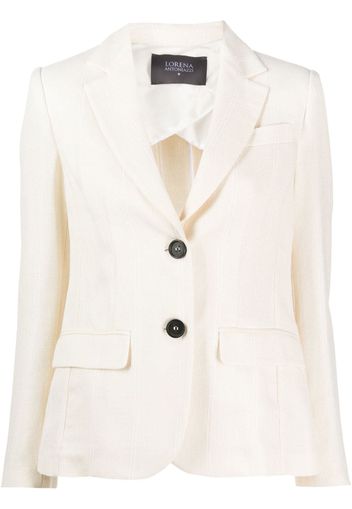 Lorena Antoniazzi single-breasted fitted blazer - Bianco