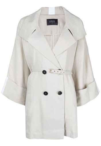 Lorena Antoniazzi double-breasted trench coat - Marrone