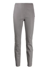 Lorena Antoniazzi Leggings skinny in pelle - Grigio