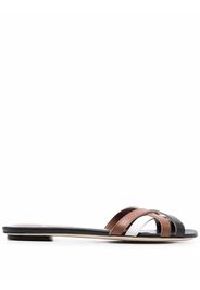 Lorena Antoniazzi open-toe leather sandals - Marrone