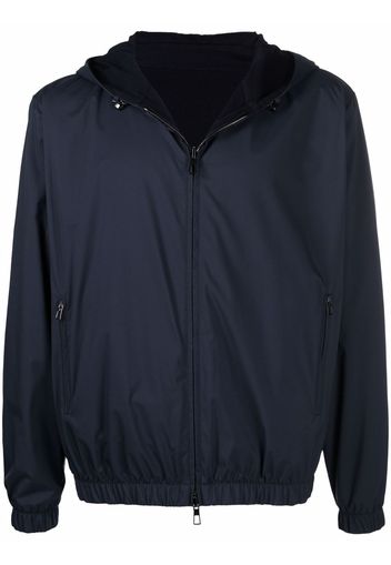 Loro Piana lightweight hooded jacket - Blu