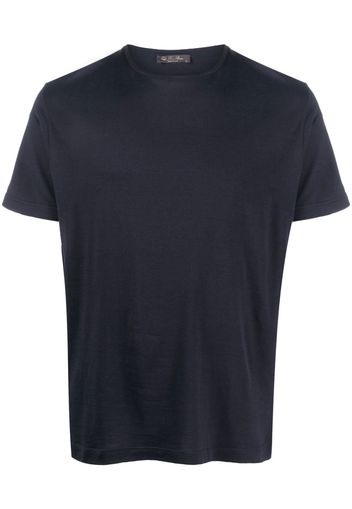 Loro Piana classic silk-cotton T-shirt - Blu