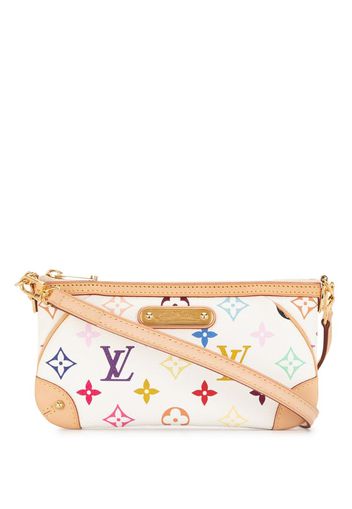 borsa louis vuitton editions limitees in tela monogram multicolore bianca e  pelle naturale