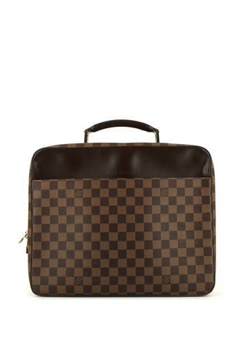 Louis Vuitton pre-owned Damier Ebène Voyage briefcase - Marrone