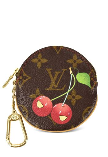 Louis Vuitton Portamonete con stampa ciliegie Pre-owned 2005 - Marrone