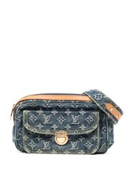 Louis Vuitton Marsupio denim con monogramma Pre-owned 2007 - Marrone