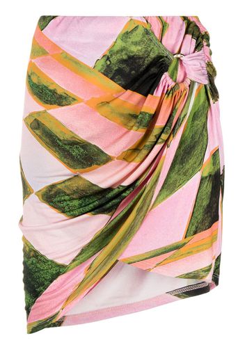 Louisa Ballou Coastline short skirt - Verde