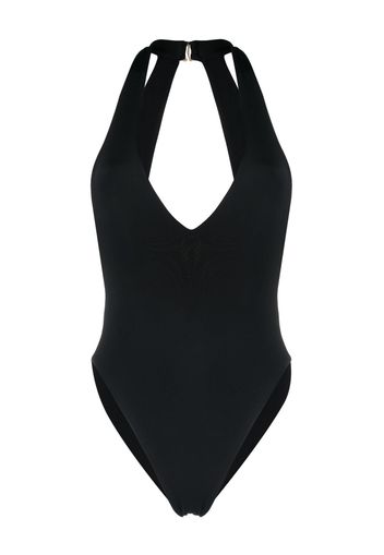 Louisa Ballou High Sea open-back swimsuit - Nero