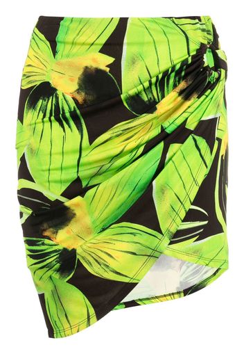 Louisa Ballou Coastline asymmetric skirt - Verde