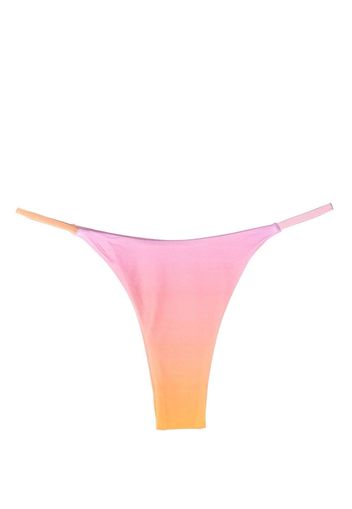 Louisa Ballou gradient-effect bikini bottoms - Rosa