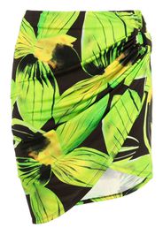 Louisa Ballou Coastline asymmetric skirt - Verde