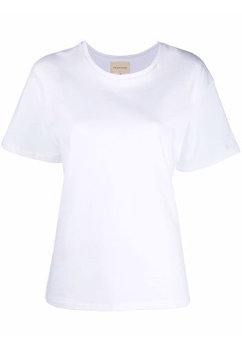 Loulou Studio T-shirt con maniche a spalla bassa - Bianco