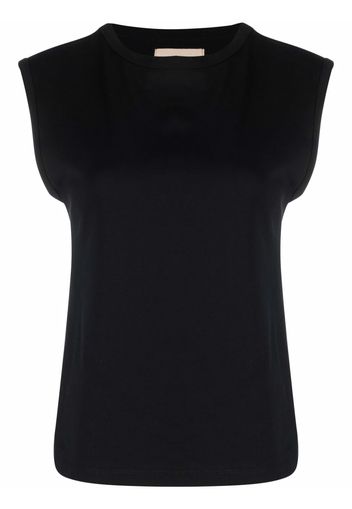 Loulou Studio cap sleeve T-shirt - Nero