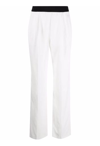 Loulou Studio straight-leg trousers - Bianco