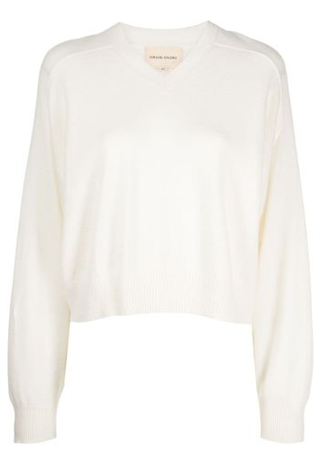 Loulou Studio Emsalo V-neck sweater - Toni neutri