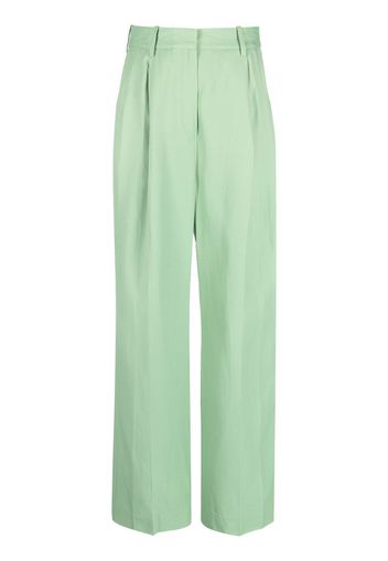 Loulou Studio Pantaloni sartoriali dritti - Verde