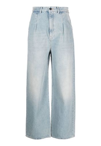 Loulou Studio high-waist wide-leg jeans - Blu