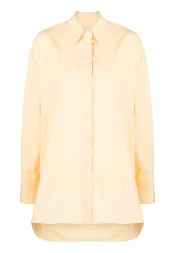 Loulou Studio long-sleeve cotton shirt - Giallo