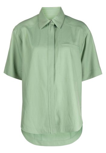 Loulou Studio short-sleeved shirt - Verde