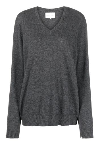 Loulou Studio Serafini V-neck cashmere jumper - Grigio