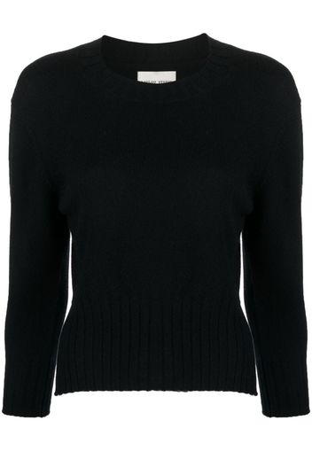 Loulou Studio Mora three-quarter cashmere jumper - Nero