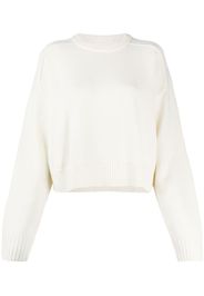 cropped knit jumper