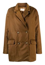 Loulou Studio double-breasted padded coat - Marrone