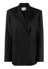 Loulou Studio double-breasted wool blazer - Nero