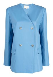 Loulou Studio Gilet con bottoni - Blu