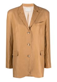 Loulou Studio relaxed-fit single-breasted blazer - Marrone