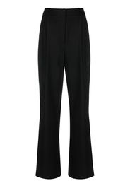 Loulou Studio Solo pleated flares trousers - Nero