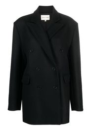 Loulou Studio Koon double-breasted wool-blend coat - Nero