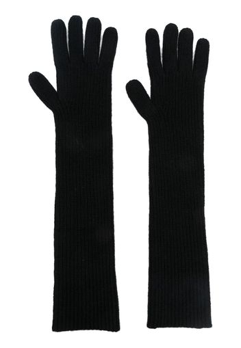 Loulou Milos cashmere gloves - Nero