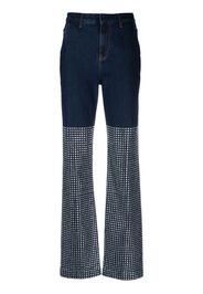 Loulou crystal-embellished flared jeans - Bianco