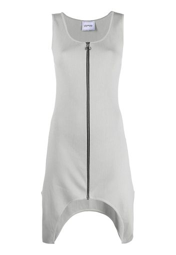 Lourdes Vestito smanicato asimmetrico - Grigio