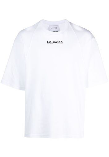 Lourdes T-shirt con stampa - Bianco