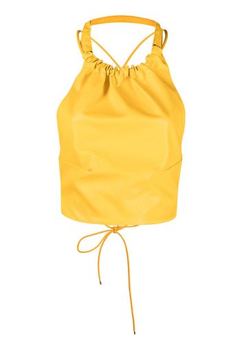 Lourdes Top crop - Giallo