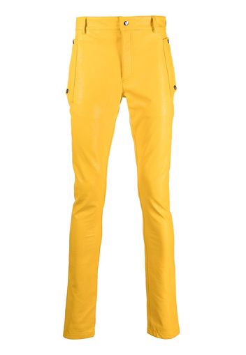 Lourdes Pantaloni skinny a vita alta - Giallo