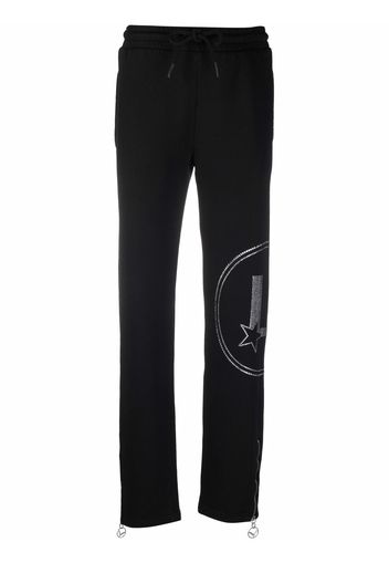 Lourdes Pantaloni con zip - Nero