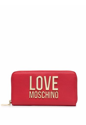 Love Moschino Portafoglio con logo - Rosso