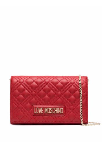 Love Moschino Borsa a spalla trapuntata - Rosso