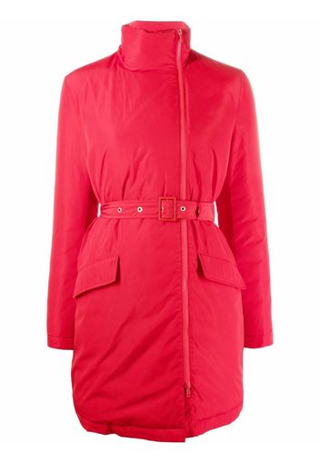 Love Moschino padded high-neck coat - Rosso