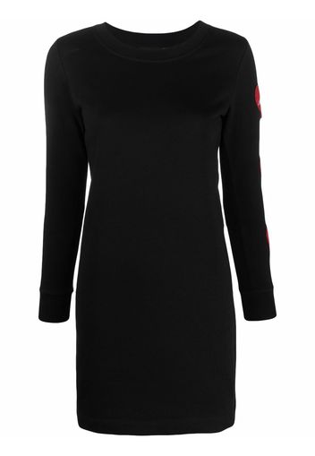 Love Moschino heart-detail sweater dress - Nero