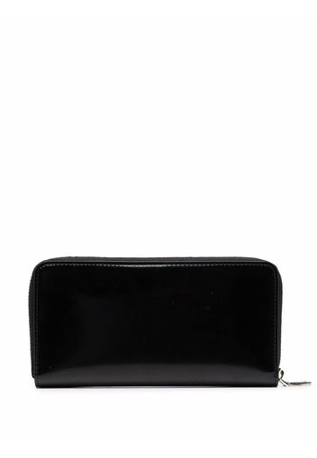 Love Moschino logo-plaque detail wallet - Nero